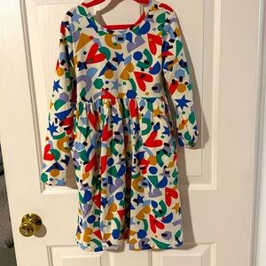 Hanna Andersson 
Valentines Skater Dress with Pockets - like new